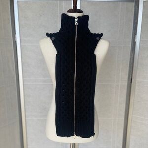 Veronica Beard Black Upstate Dickey sz O/S